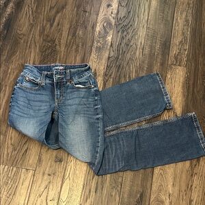 Wrangler Women's bootcut jeans in Deep Blue